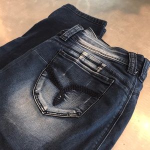 Blue YMI Wanna Betta Butt Jeans